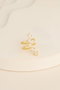 Heliophilia Silver Pendientes de Plata Esterlina 925 en Color Oro